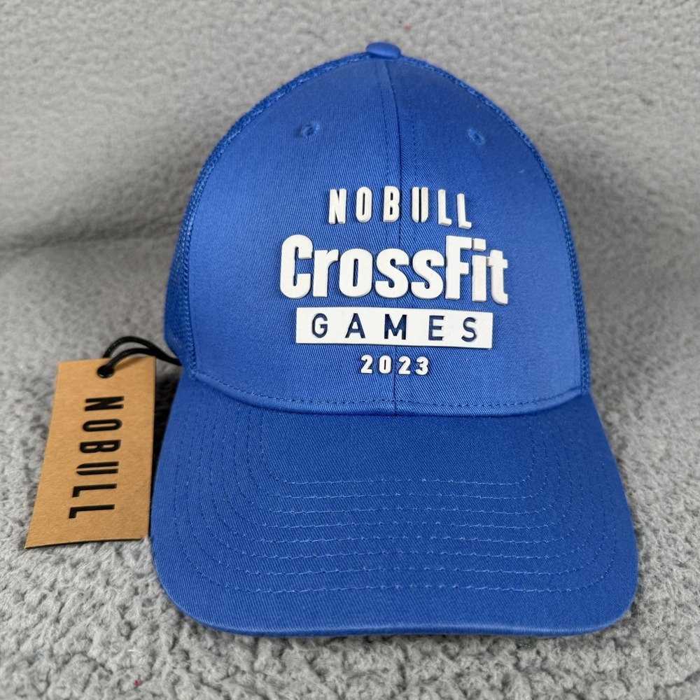 NoBull Trucker Snapback Unisex One Size Blue Mesh Back Fishing Running NWT Hat